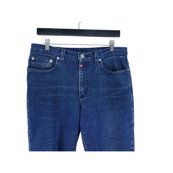 Polo Ralph Lauren Ankle Zip Capri Jeans Womens Size 10 Dark Wash Stretch - Picture 3 of 9